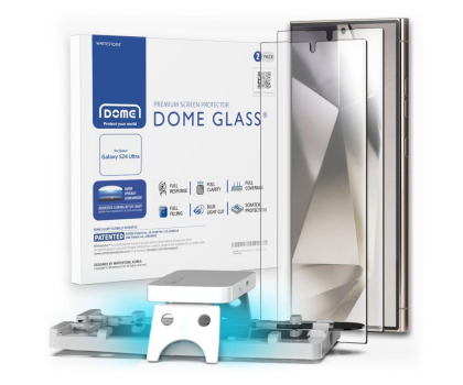 Szkło i folia ochronna Whitestone Dome Glass 2-Pack + lampa UV do Samsung Galaxy S24 Ultra 8809365409266